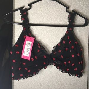 M&S Marks and Spencer Sheer Kiss Flock Bralette and Panty Set 14